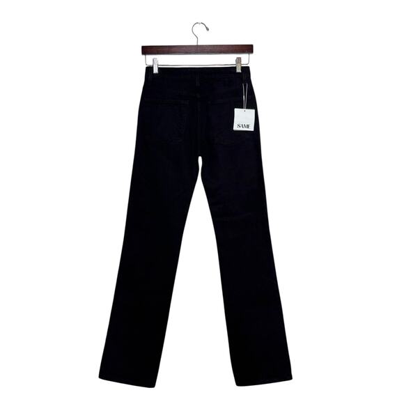 Same NWT The Perfect Jean Black Straight Leg Mid Rise Size 25 - Picture 6 of 13